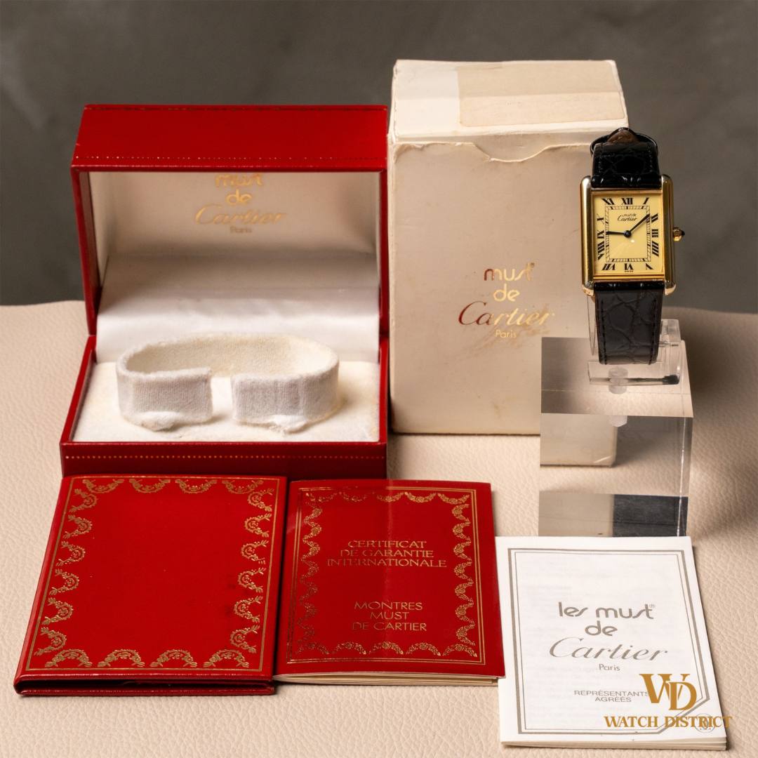 Cartier Tank Vermeil 681006