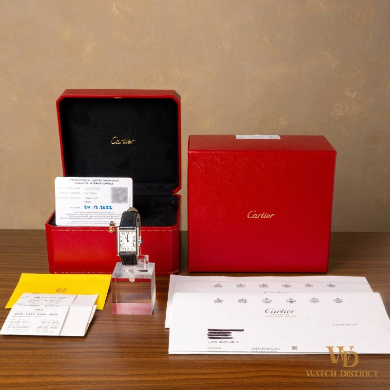 Cartier 22 x Tank Must Small WSTA0042