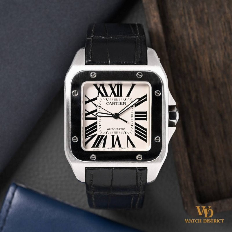 Cartier 38x41mm Santos 100 XL W20073X8 2656