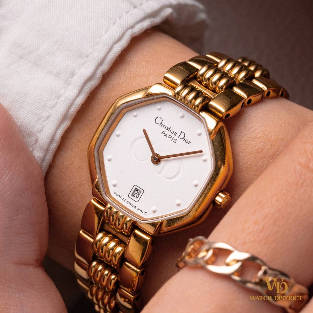 Christian Dior Octagon Gold-Plated 48.153