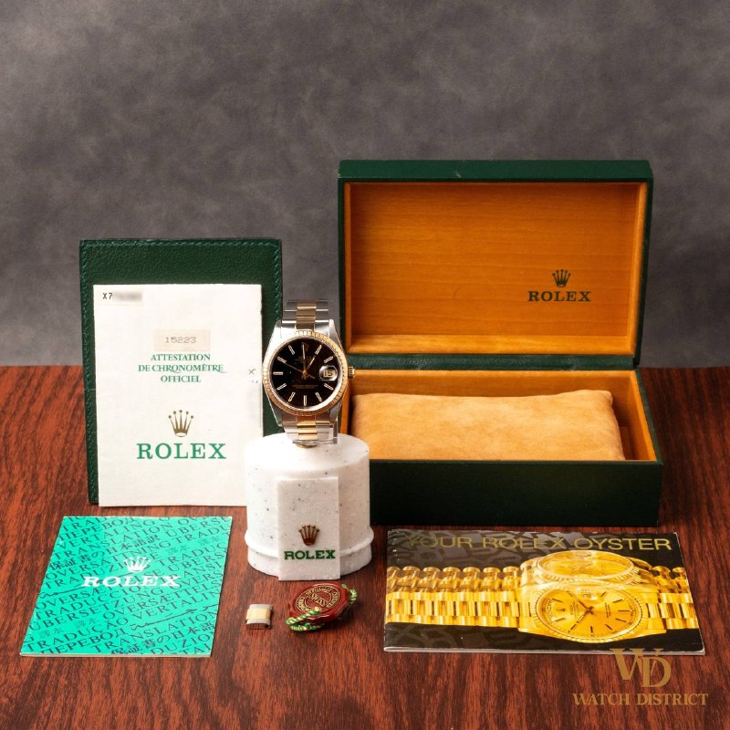 Rolex Two-Tone Oyster Perpetual Date 15223