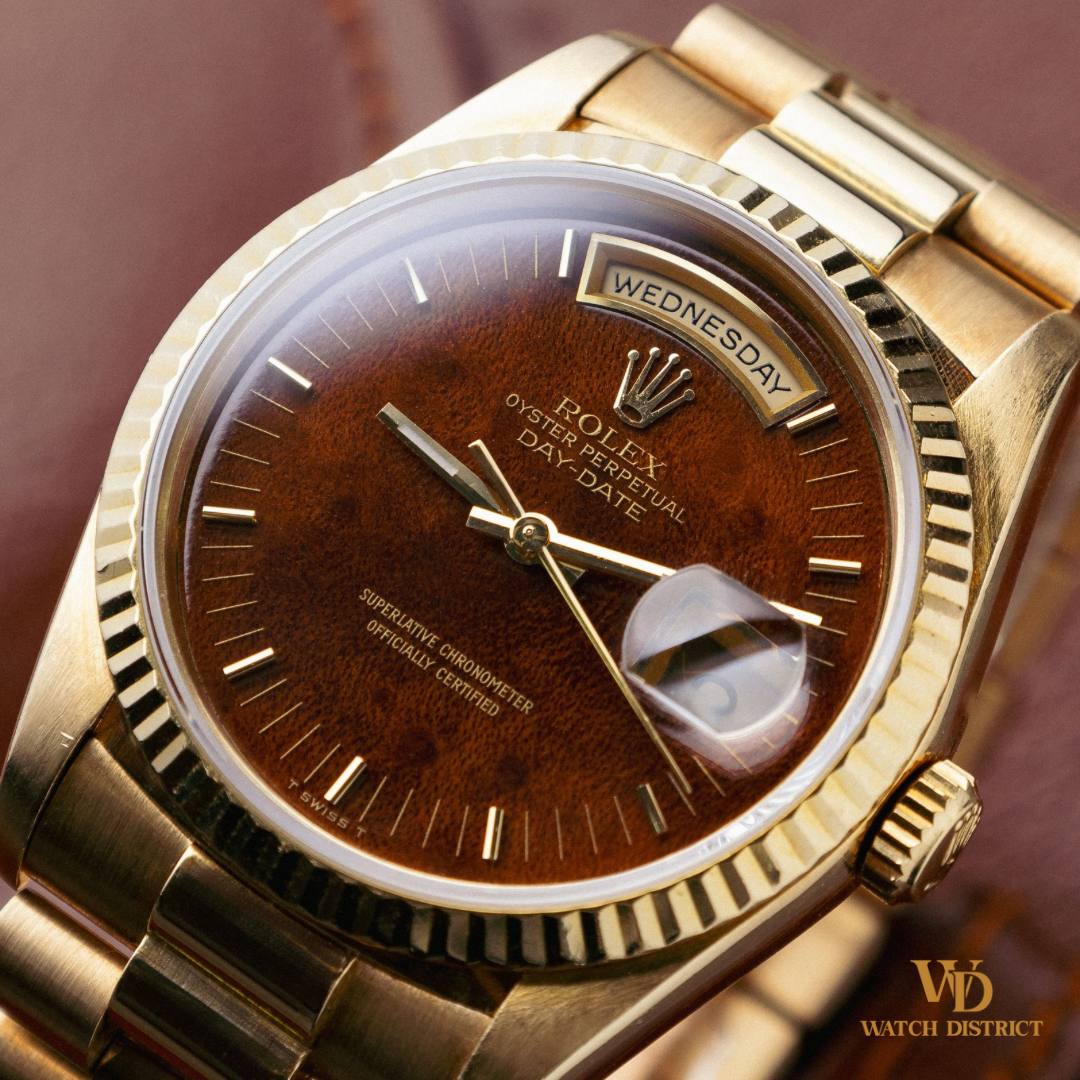 Rolex Day-Date 18238 Wood Dial