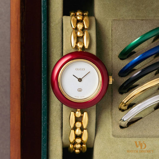 Gucci Gold Plated Lady Watch 11/12 1100L