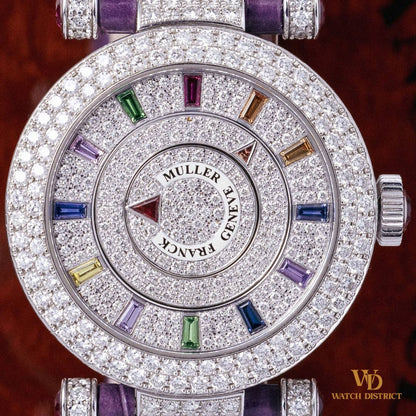 Franck Muller White Gold Double Mystery DM 36 COL DRM D 2R CD