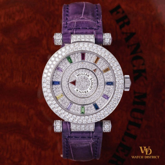 Franck Muller White Gold Double Mystery DM 36 COL DRM D 2R CD