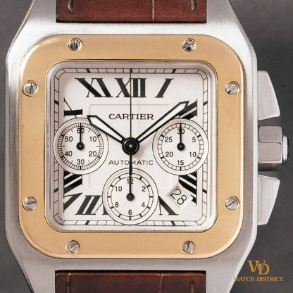 Cartier 41x55mm Santos 100 XL W20090X8