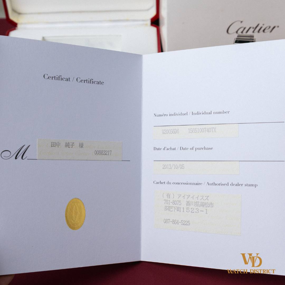 Cartier Santos Galbee W20056D6 1565 Quartz