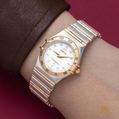 Omega Half-Gold Lady Constellation 1272.75.00 Quartz