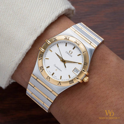 Omega Half-Gold Constellation 1212.30.00 Quartz