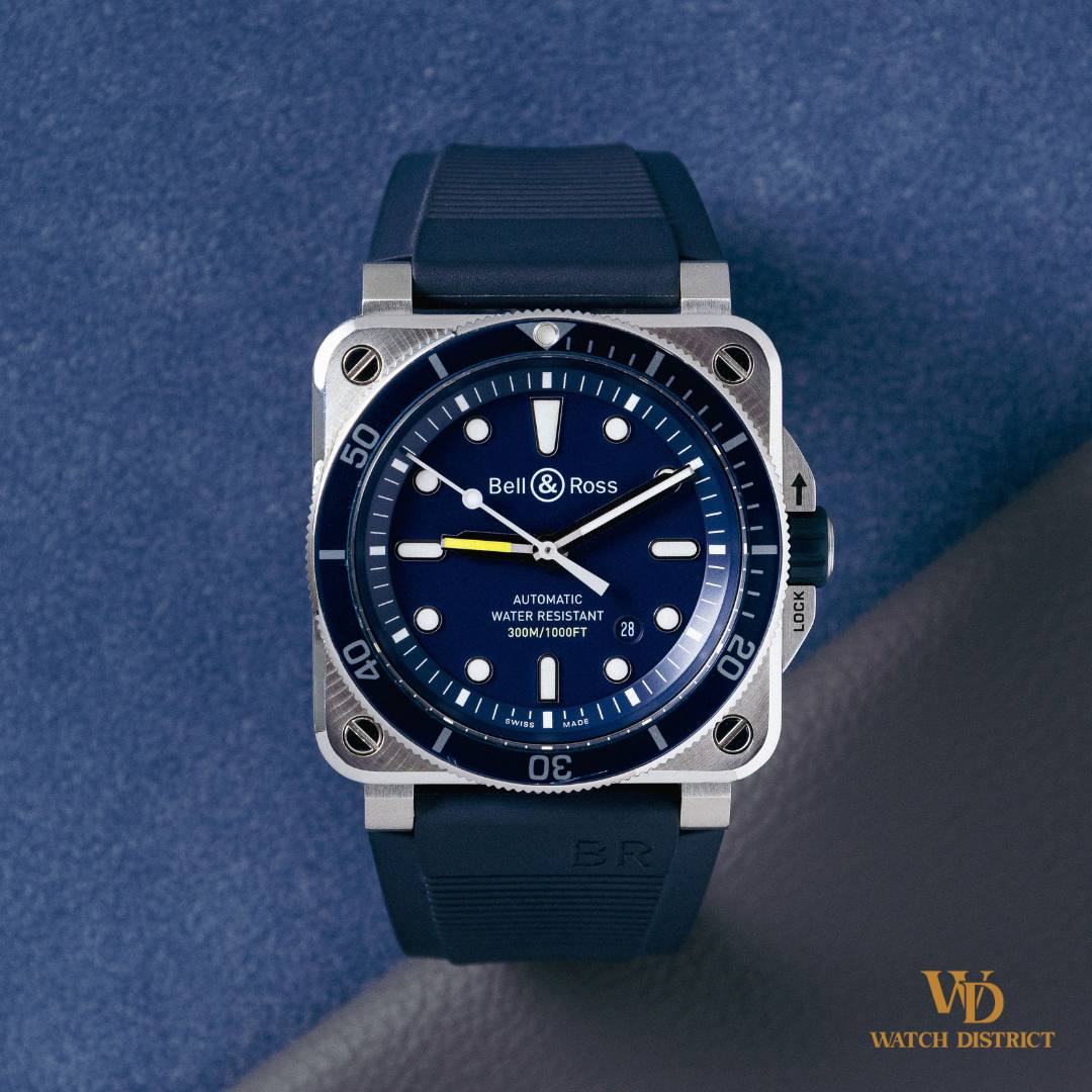 Bell & Ross Black Steel BR0392-D-BU-ST-SRB