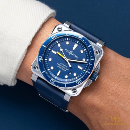 Bell & Ross Black Steel BR0392-D-BU-ST-SRB