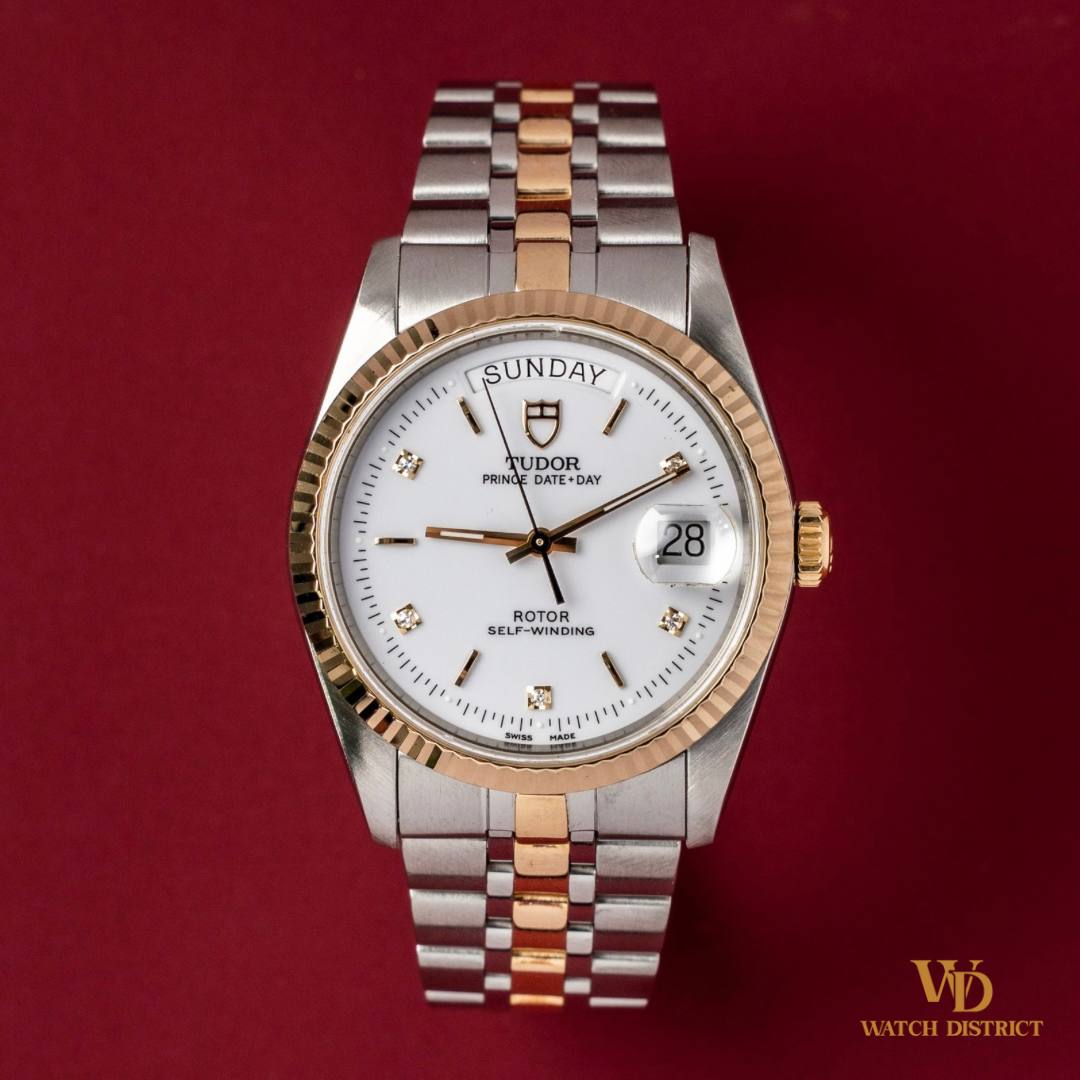 Tudor Prince Date Day Gold Plated 76213