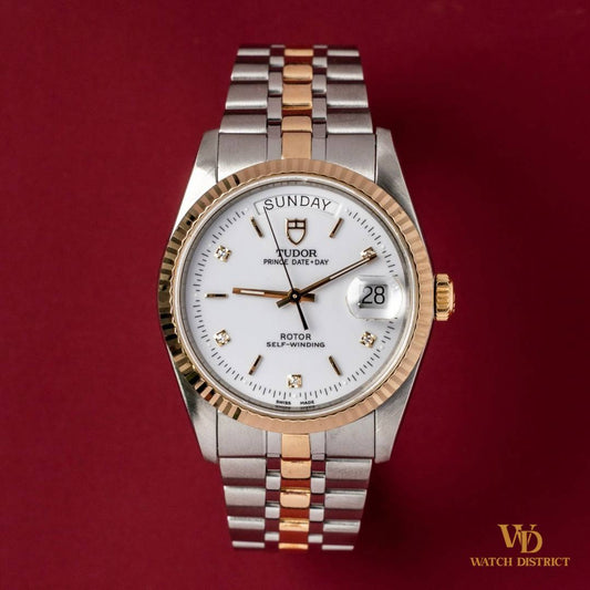 Tudor Prince Date Day Gold Plated 76213
