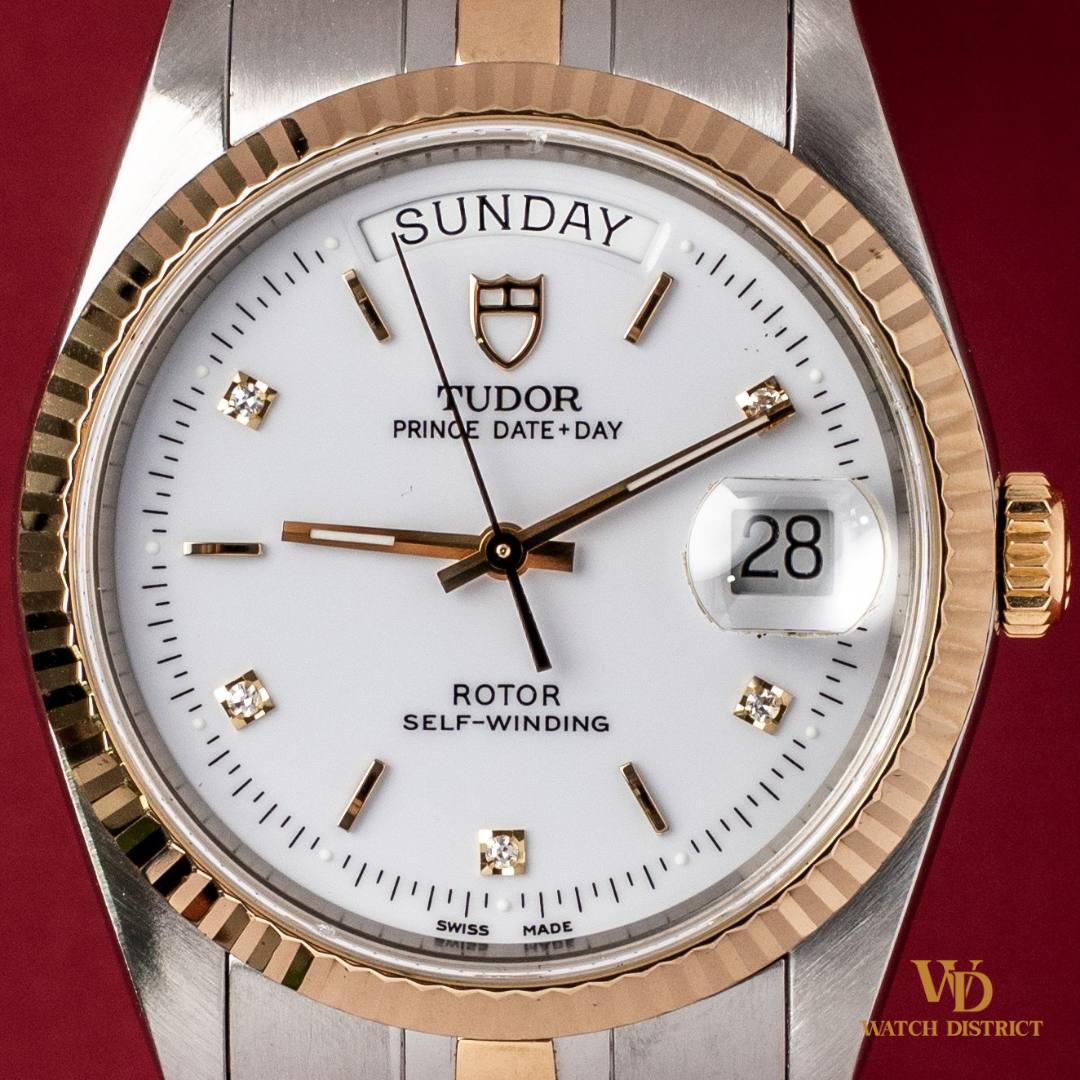 Tudor Prince Date Day Gold Plated 76213