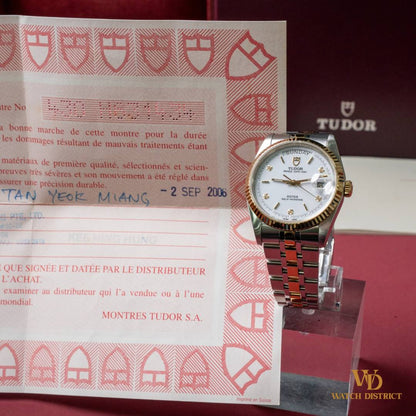 Tudor Prince Date Day Gold Plated 76213