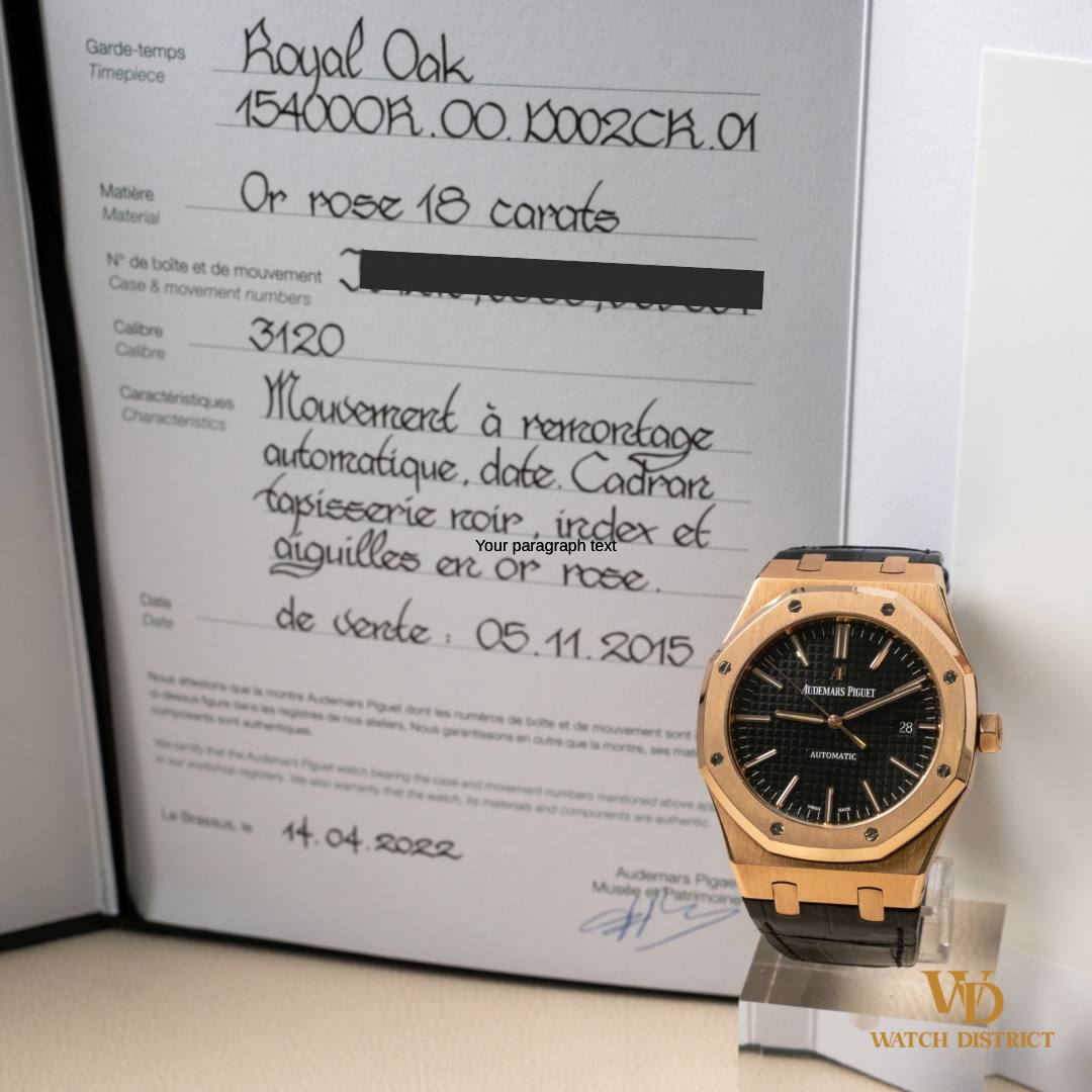 Audemars Piguet Royal Oak 15400OR.OO.D002CR.01