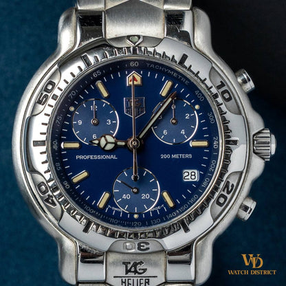 Tag Heuer 6000 Chronograph Blue Dial CH1111.BA0675
