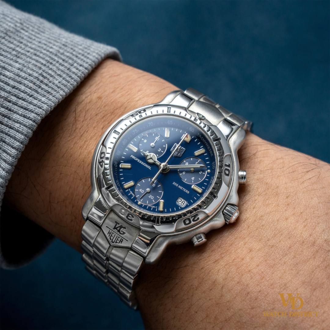 Tag Heuer 6000 Chronograph Blue Dial CH1111.BA0675