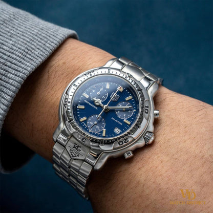 Tag Heuer 6000 Chronograph Blue Dial CH1111.BA0675