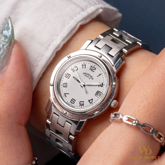 Hermès Clipper White Dial CL4.210