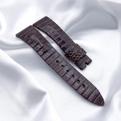 19mm Chocolate Brown Lizard Leather Universal Strap