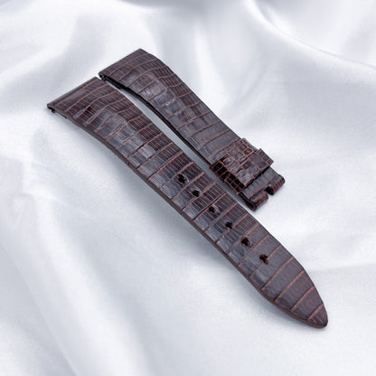 19mm Syrup Brown Lizard Leather Universal Strap