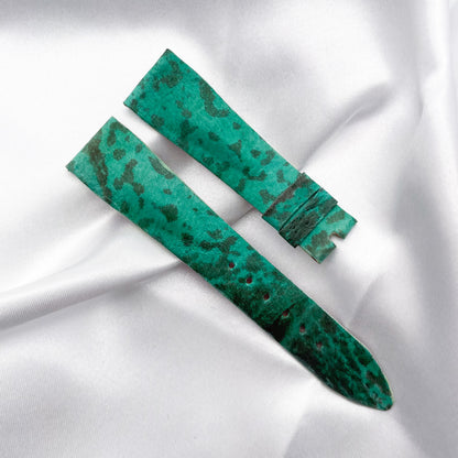 20mm Jade Green Frog Leather Universal Strap