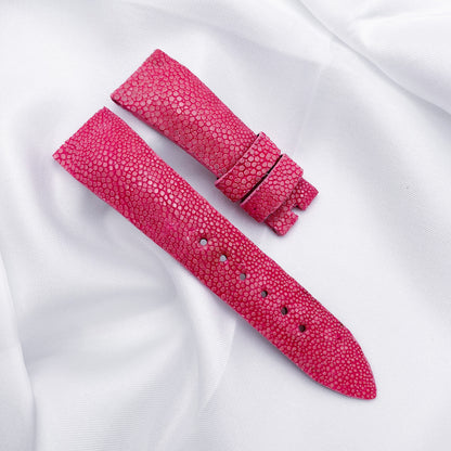 19mm Blush Pink Stingray Leather Universal Strap