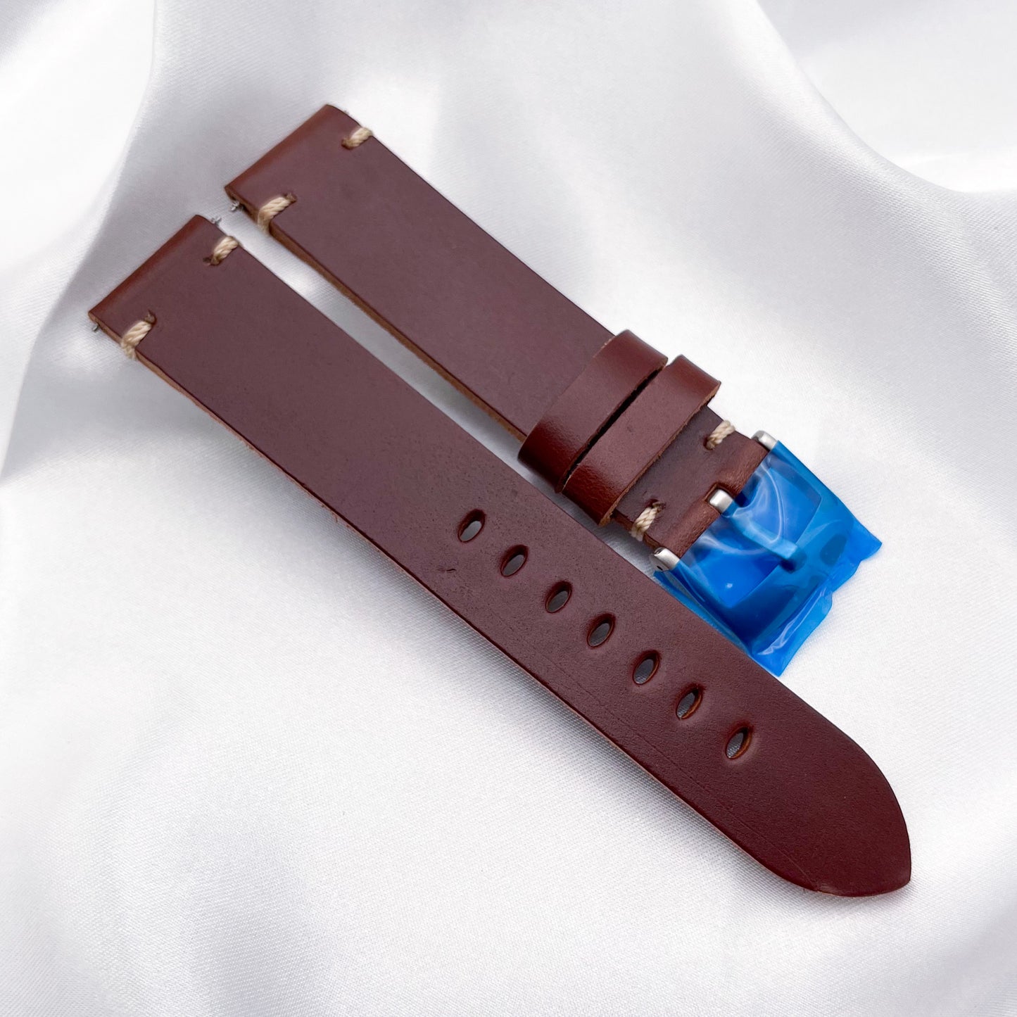 20mm Penny Brown Calf Leather Universal Strap