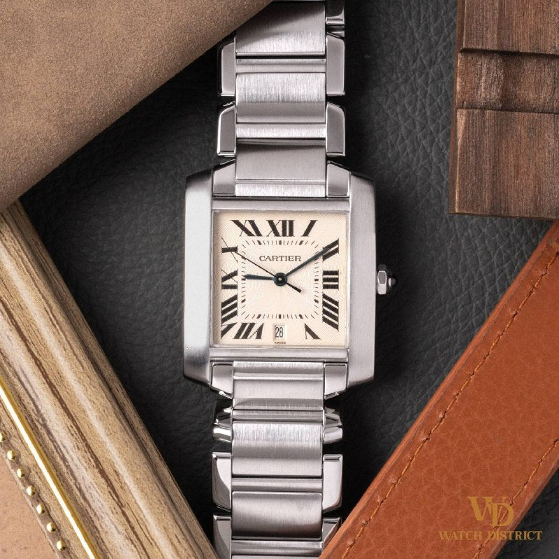 Cartier 28 x Tank Française W51002Q3