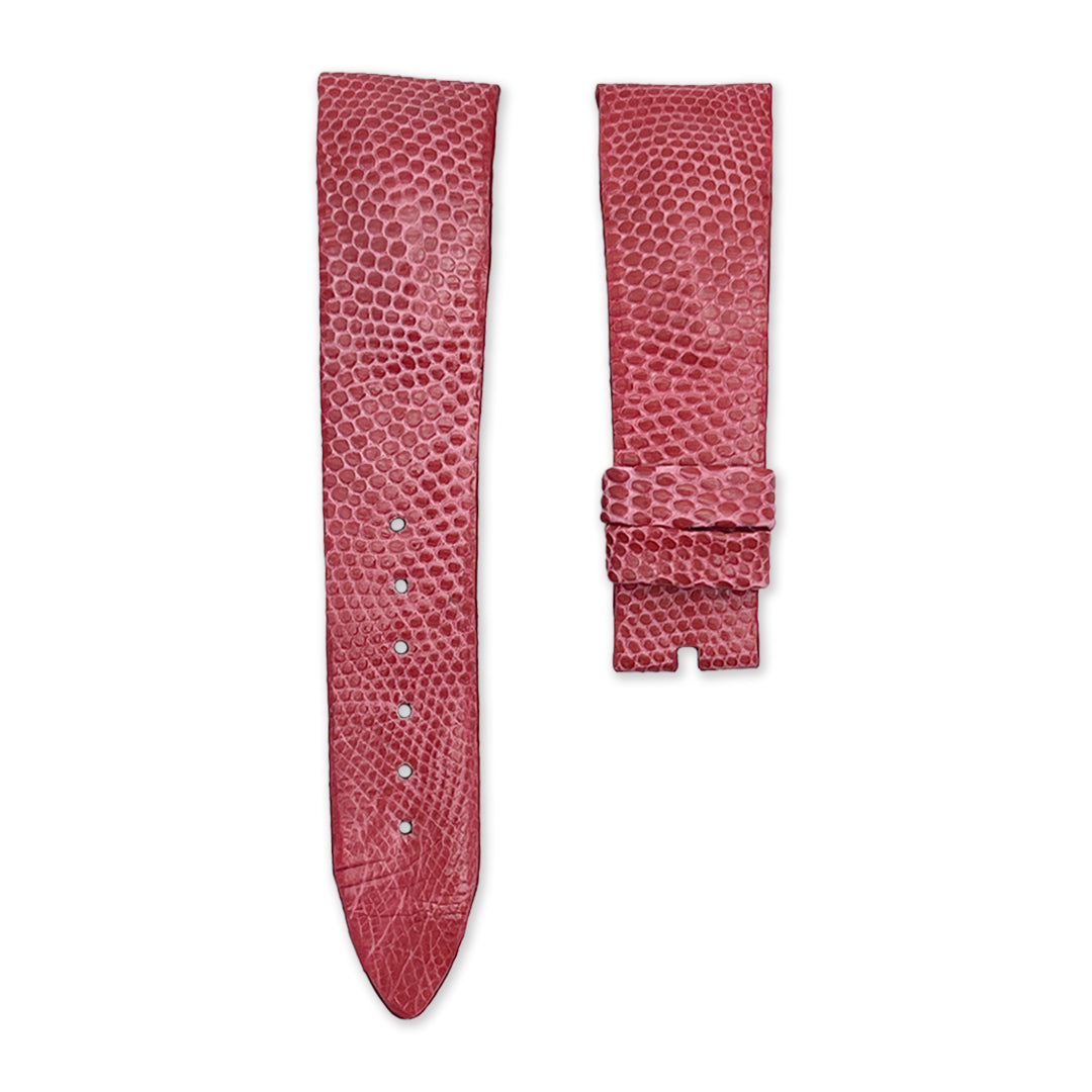 19mm Rose Pink Lizard Leather Universal Strap