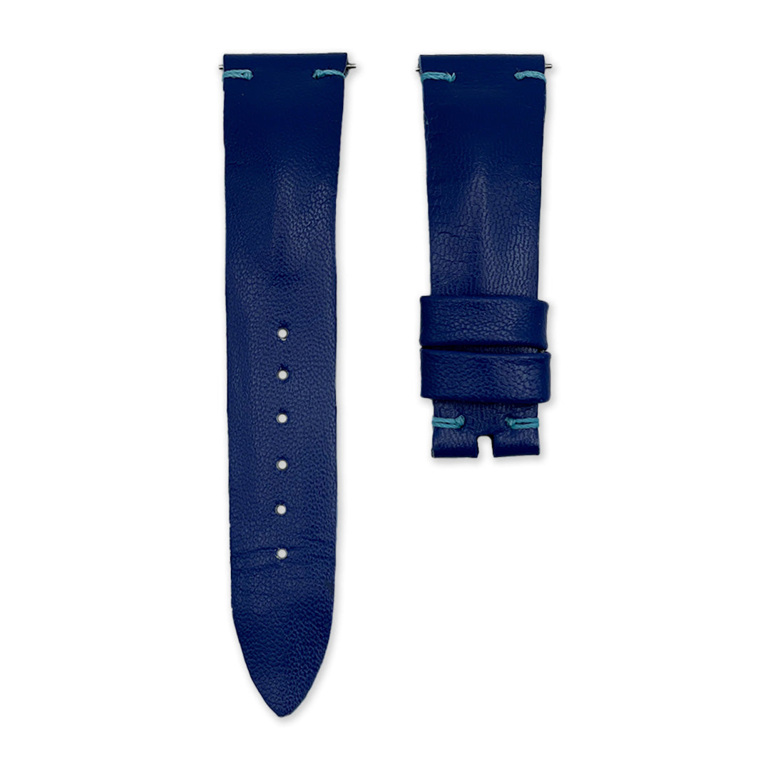 19mm Royal Blue Lamb Leather Universal Strap