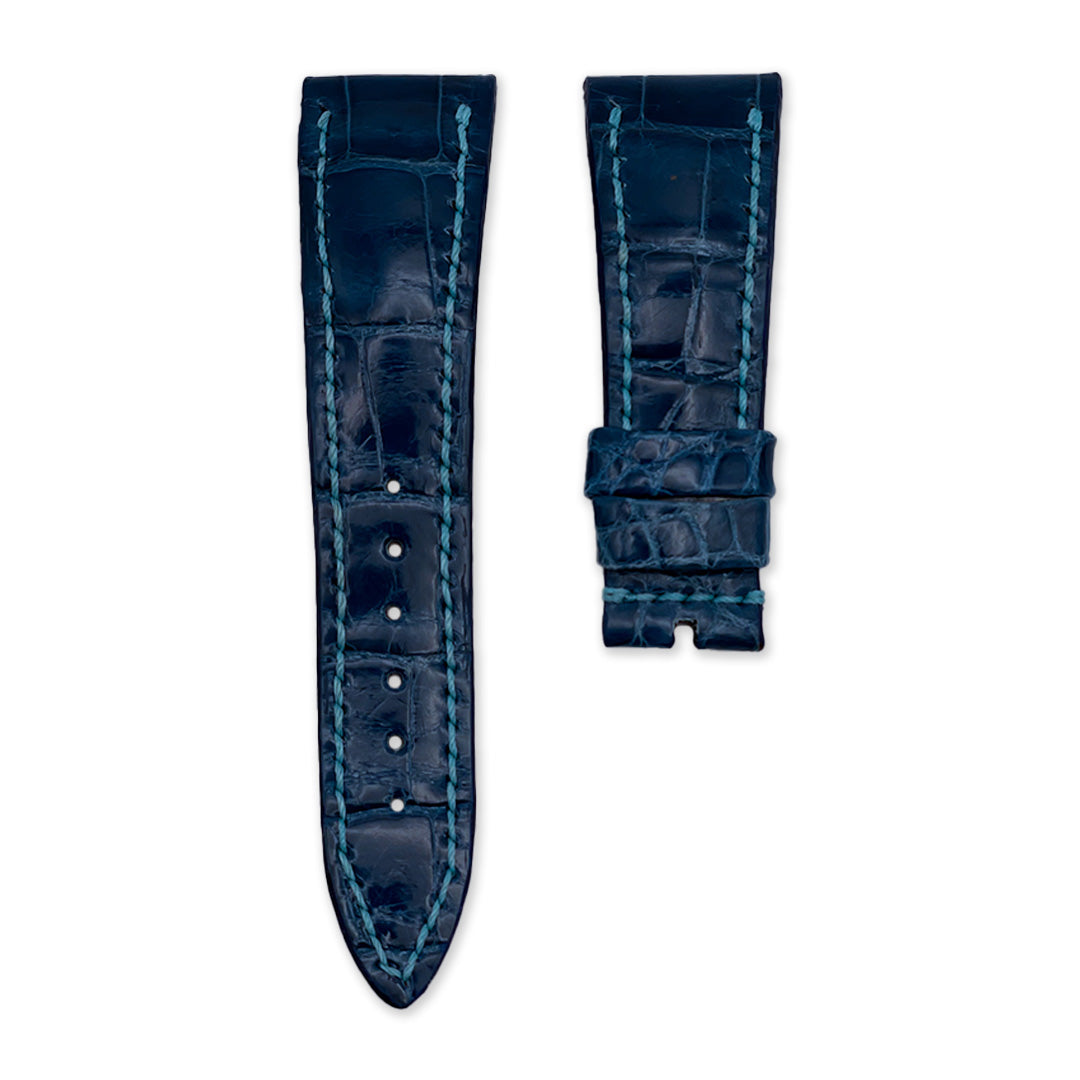 20mm Tokyo Blue Alligator Leather Universal Strap