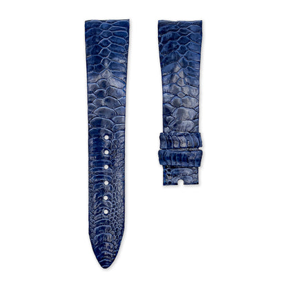 20mm Sapphire Blue Hen Leather Universal Strap