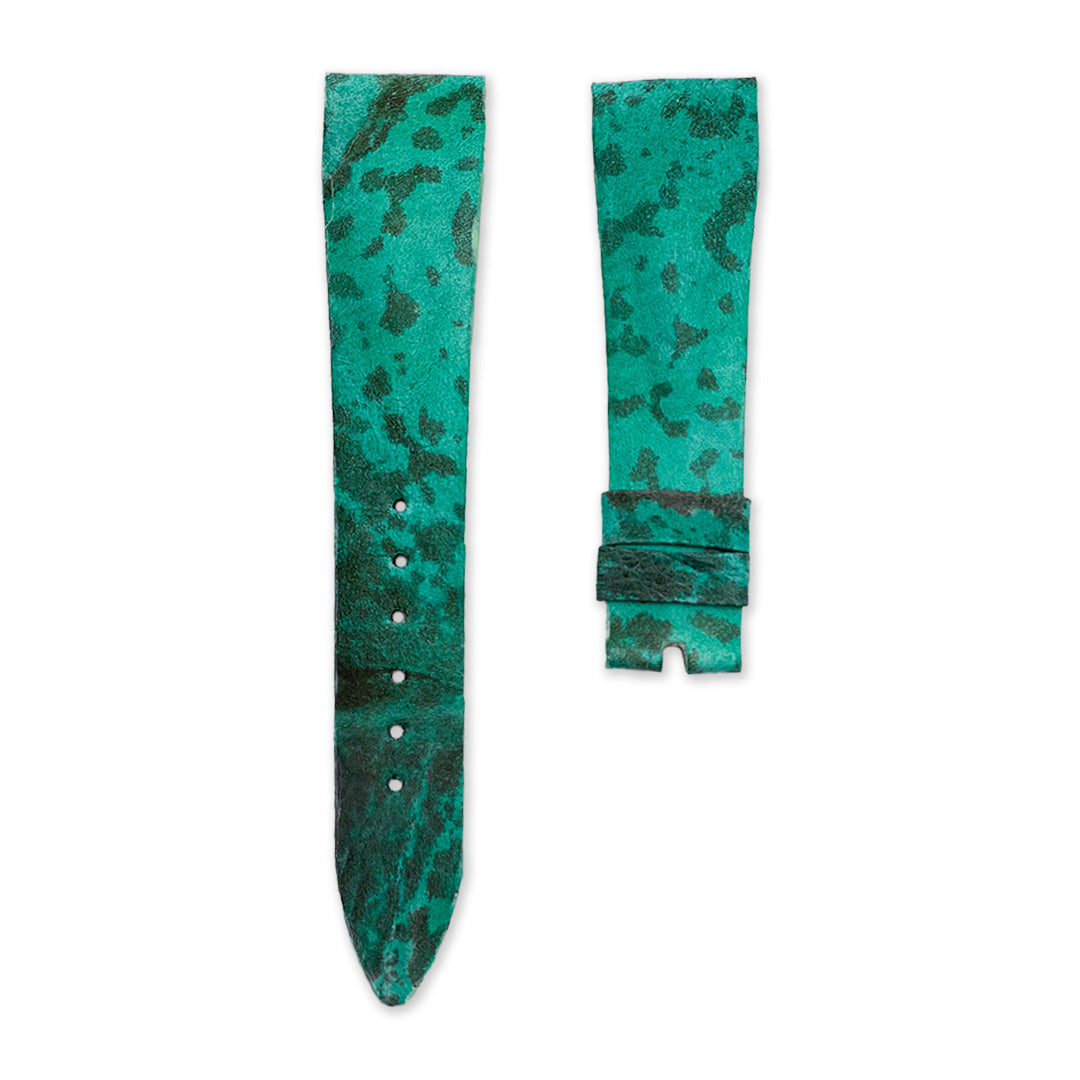20mm Jade Green Frog Leather Universal Strap