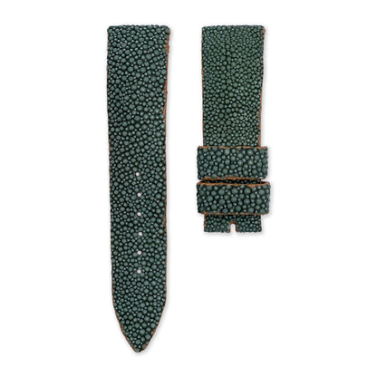 20mm Fern Green Stingray Leather Universal Strap