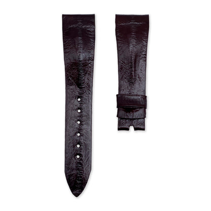 19mm Dark Brown Eel Leather Universal Strap