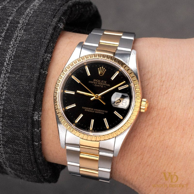Rolex Two-Tone Oyster Perpetual Date 15223