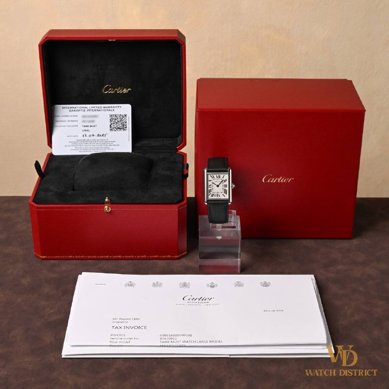 Cartier 25.5 x Tank Must WSTA0090