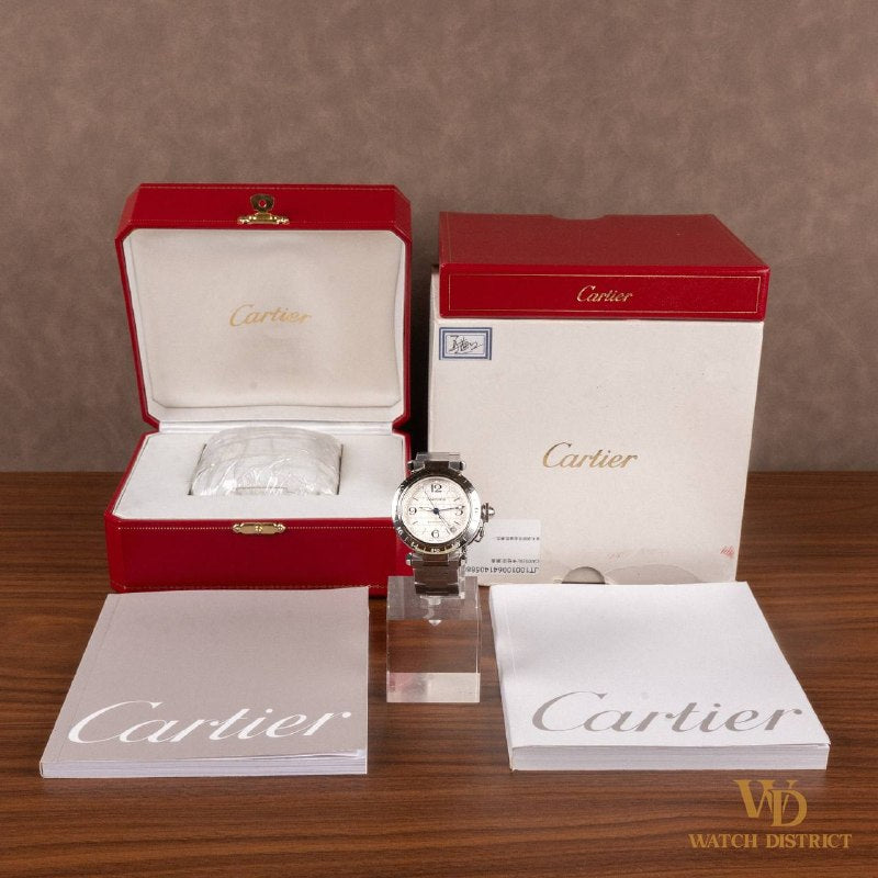 Cartier Pasha C GMT W31078M7