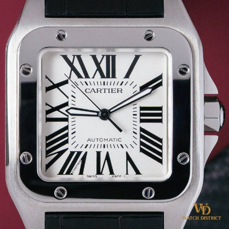 Cartier 38x41mm Santos 100 XL W20073X8 2656