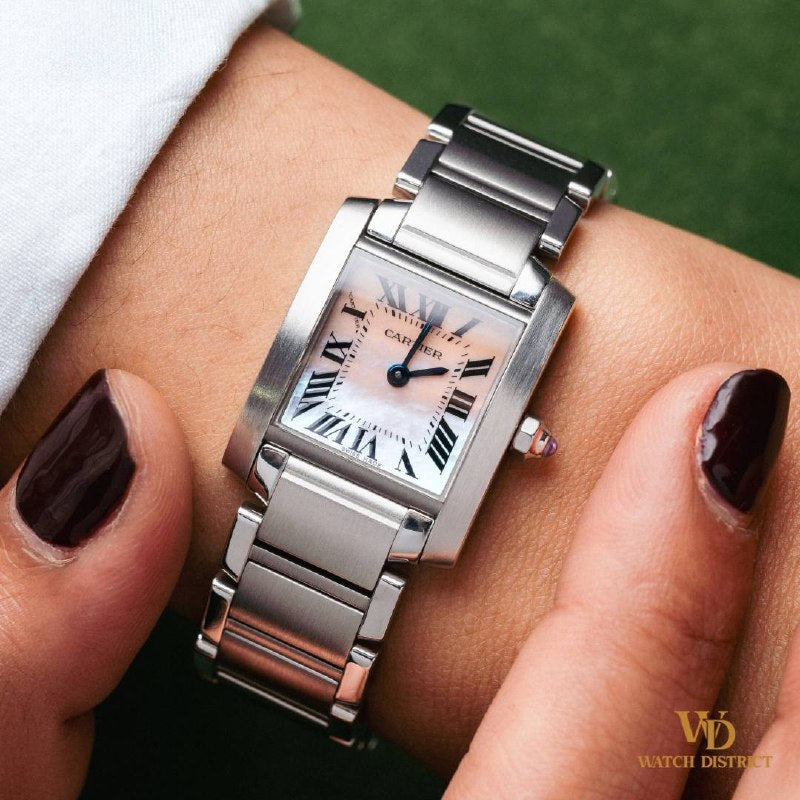 Cartier 20x25mm Tank Française SM W51028Q3