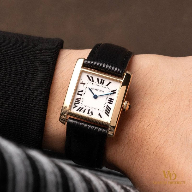 Cartier 25x30mm Tank Française W5000356