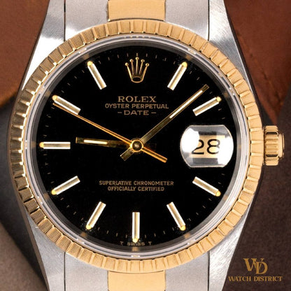 Rolex Two-Tone Oyster Perpetual Date 15223