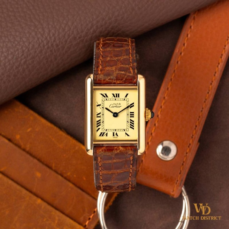 Cartier 20.5x Must Tank Quartz W1003153