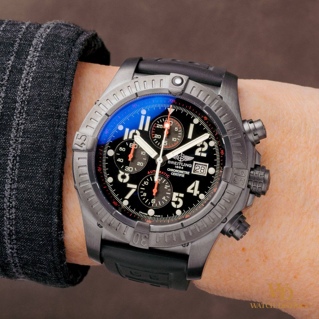 Breitling Super Avenger Black M13370