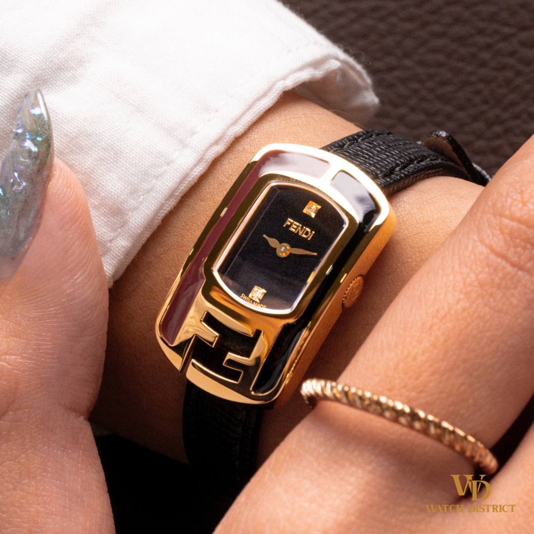 Fendi Gold Plated Chameleon 30000L Quartz