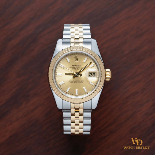 Rolex Two-Tone Gold Lady Datejust 179173