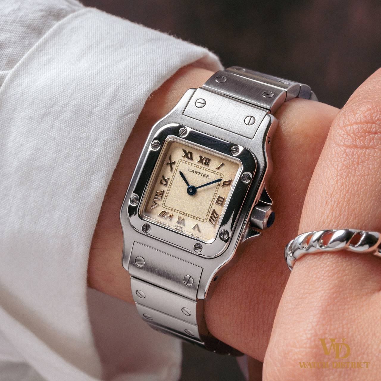 Cartier Santos Galbée W20024D6