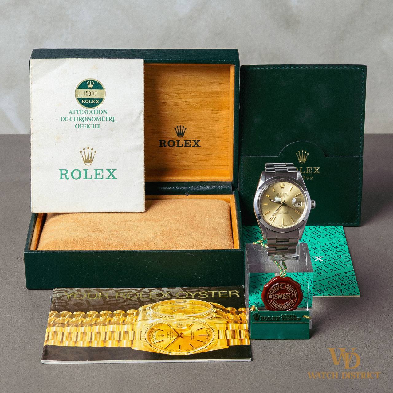 Rolex Oyster Perpetual Date 15000